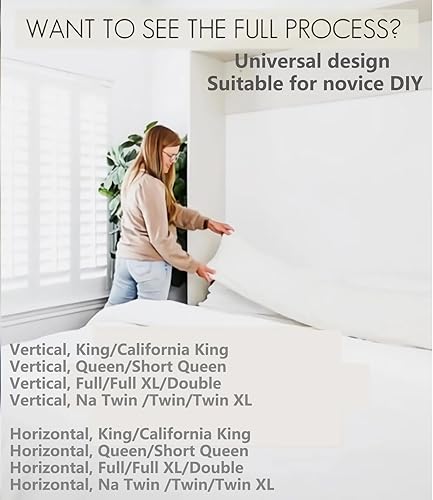 Miniatura 21 de (Horizontal, Full/Full XL) Crea una cama de lujo Easy Murphy Kit de hardware de cama, flotador en barra hidráulica de aire medio, sistema de resorte