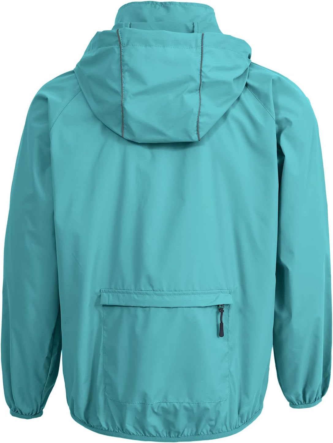 Spmor Men's Lightweight Waterproof Jacket Packable Windbreaker Running Coat - Image 3