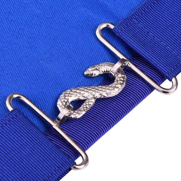 BRICKS MASONS Bricks Maosns Historian Blue Lodge Apron - White & Blue