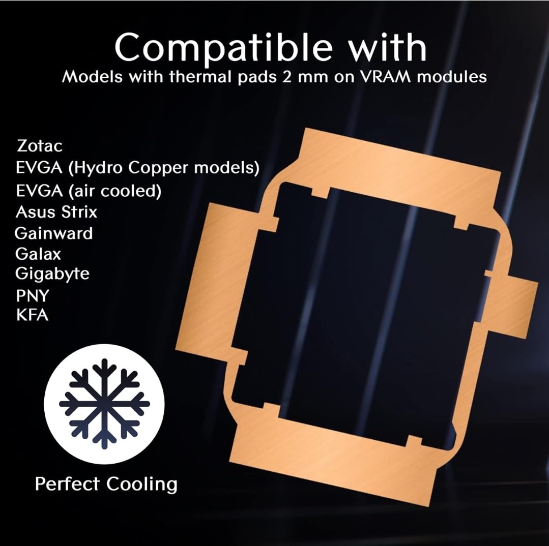 COOL'GO Cooling GPU Copper Plate RTX 3080/80 Ti / 90 / 90Ti