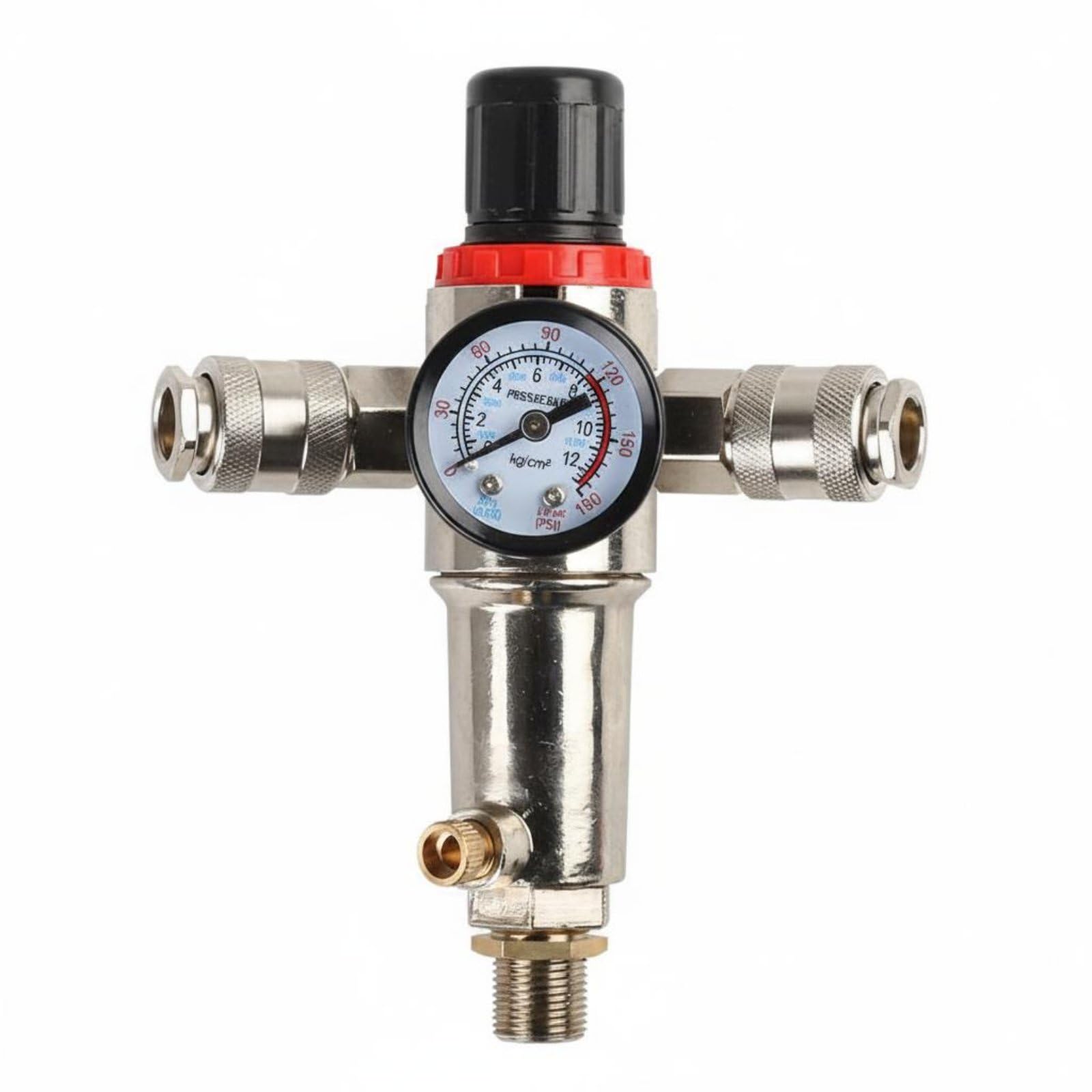 SECRET DESIRE Drain Valve Filter Regulator Combo Double Quick Coupler Air Filter Regulator for Workshop, Garage, 3-8-image-37
