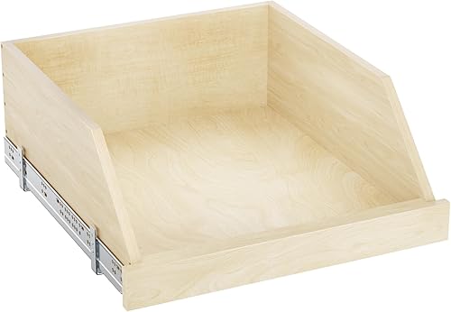 ROOMTEC Organizador de gabinete extraĂble con correderas de riel de extensiĂłn completa, estante extraĂble de madera para armario de cocina, ROOMTEC Organizador de gabinete extraĂble con correderas de riel de extensiĂłn completa, estante extraĂble de madera para armario de cocina,