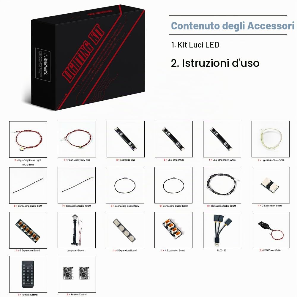 Set di luci a LED con telecomando compatibile con Lego Super Heroes 76269 Avengers Tower (non modello), set di illuminazione decorativa per giocattoli creativi Avengers Tower