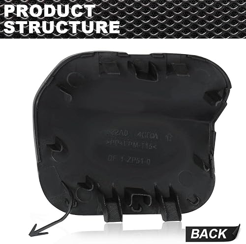 Miniatura 2 de Cubierta de gancho de remolque para parachoques delantero compatible con Nissan Rogue 2014 2015 2016 (no compatible con modelos deportivos y solo se