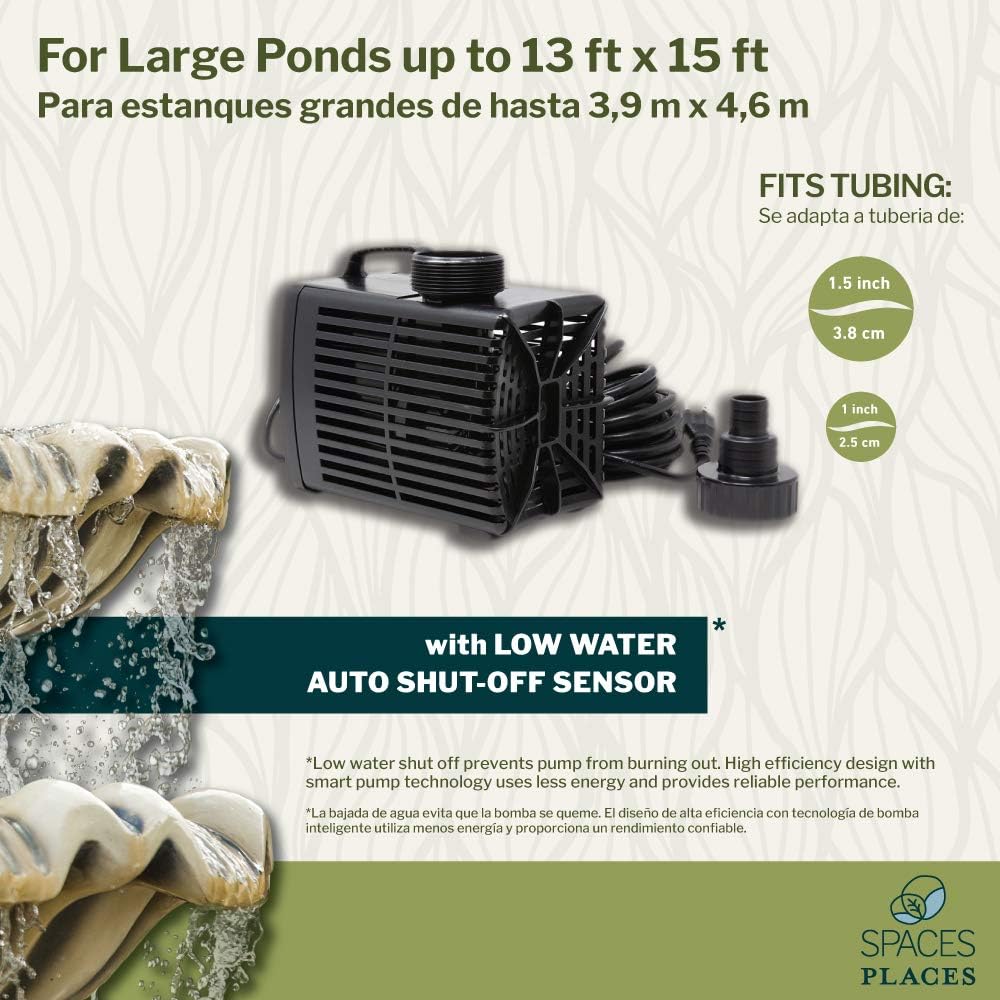 Spaces Places 3550 GPH Waterfall Pump