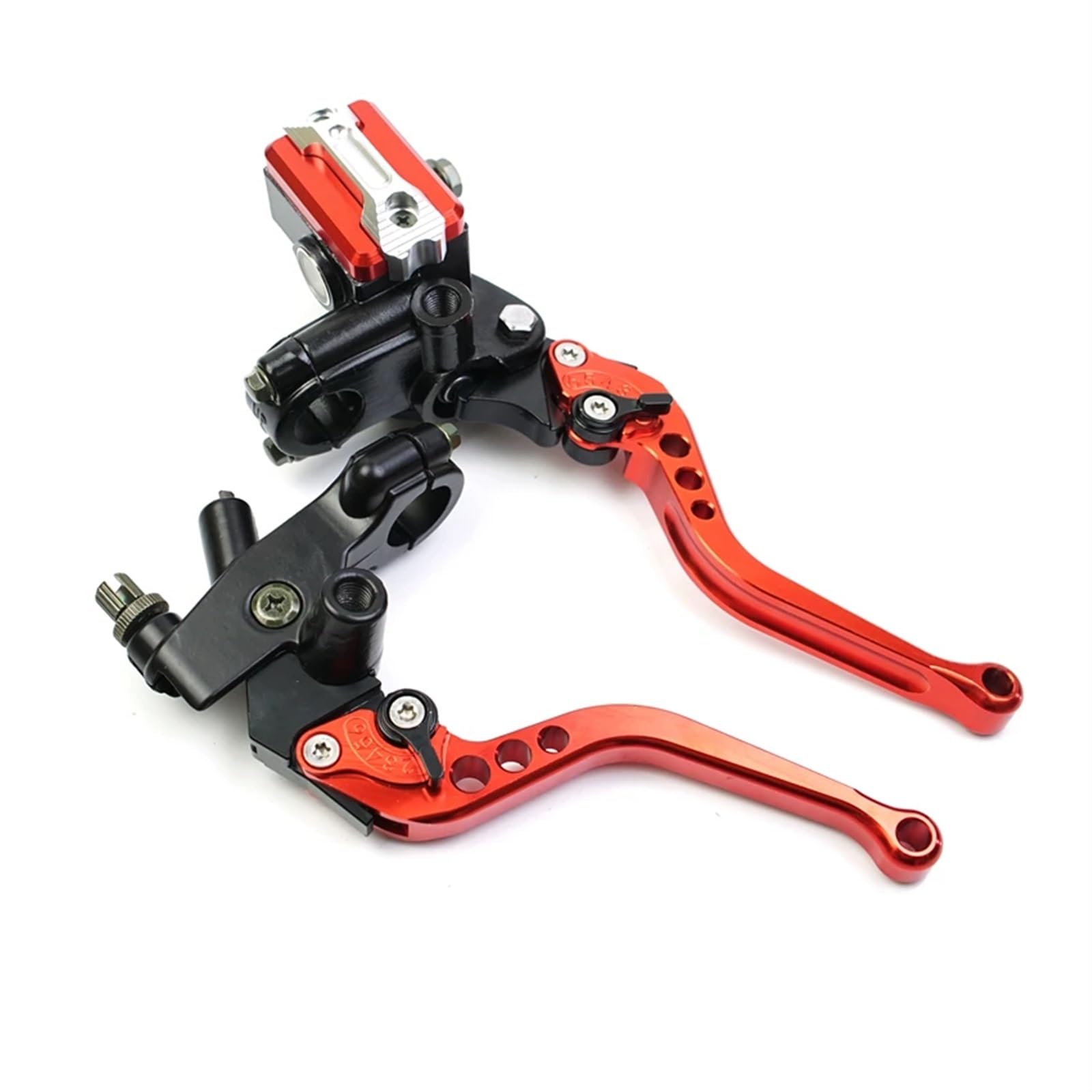 22 millimetri 7/8 "Moto Idraulico Freno Frizione Cilindro Maestro Leva del Serbatoio Misura for Yamaha Misura for Kawasaki Misura for Suzuki(Orange)