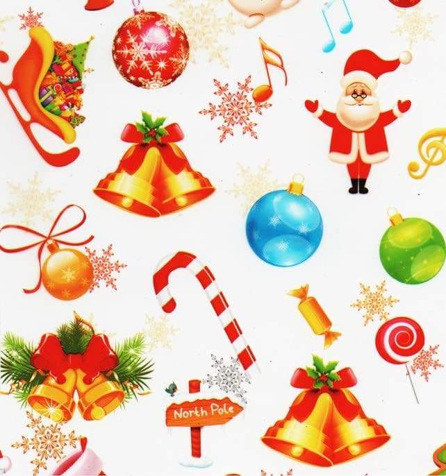 STColor CAN002-Water Transfer Printing Film/Hydrographics Film/Hydro Dipping Film-Christmas style-50cmx400cm