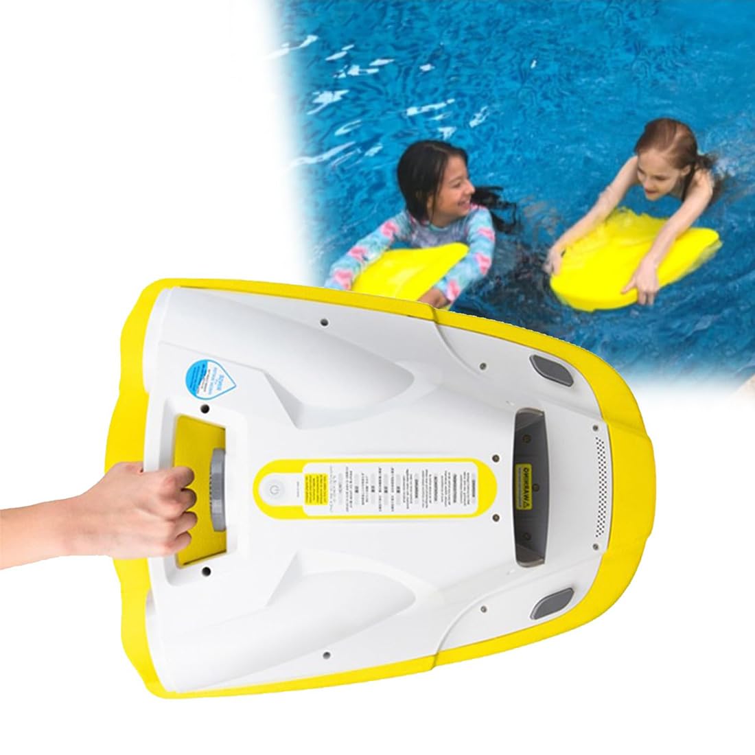 Hlgkby 250W Portable Water Scooter, 4400Mah Electric Underwater Diving Scooter With Battery Swim Booster For Watersports Pools, Diving, Snorkelling And Ocean Adventure