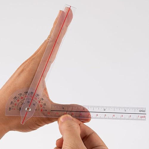 Vista 15 de Goniómetro 12 pulgadas, 360 grados (plástico)