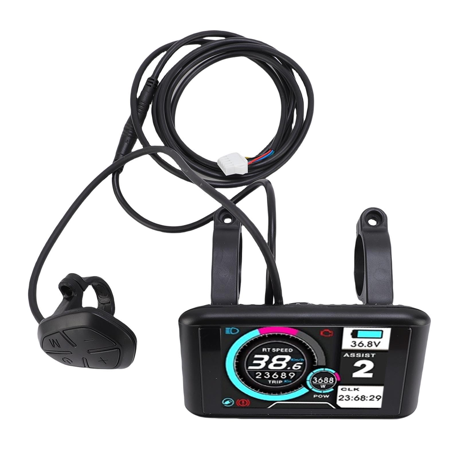 Pannello di Controllo LCD Elettrico Impermeabile Misuratore di Controllo Leggero e Versatile per Scooter Elettrico, Installazione Semplice, Perfetto per i Pendolari