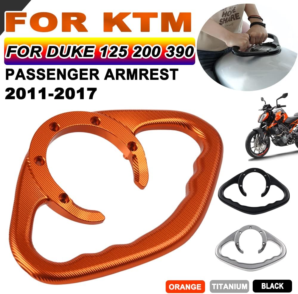 Motorcycle Grab Bar Handles Passenger Handgrip Armrest Tank Compatible with KTM DUKE125 DUKE200 DUKE390 Duke 125 200 390