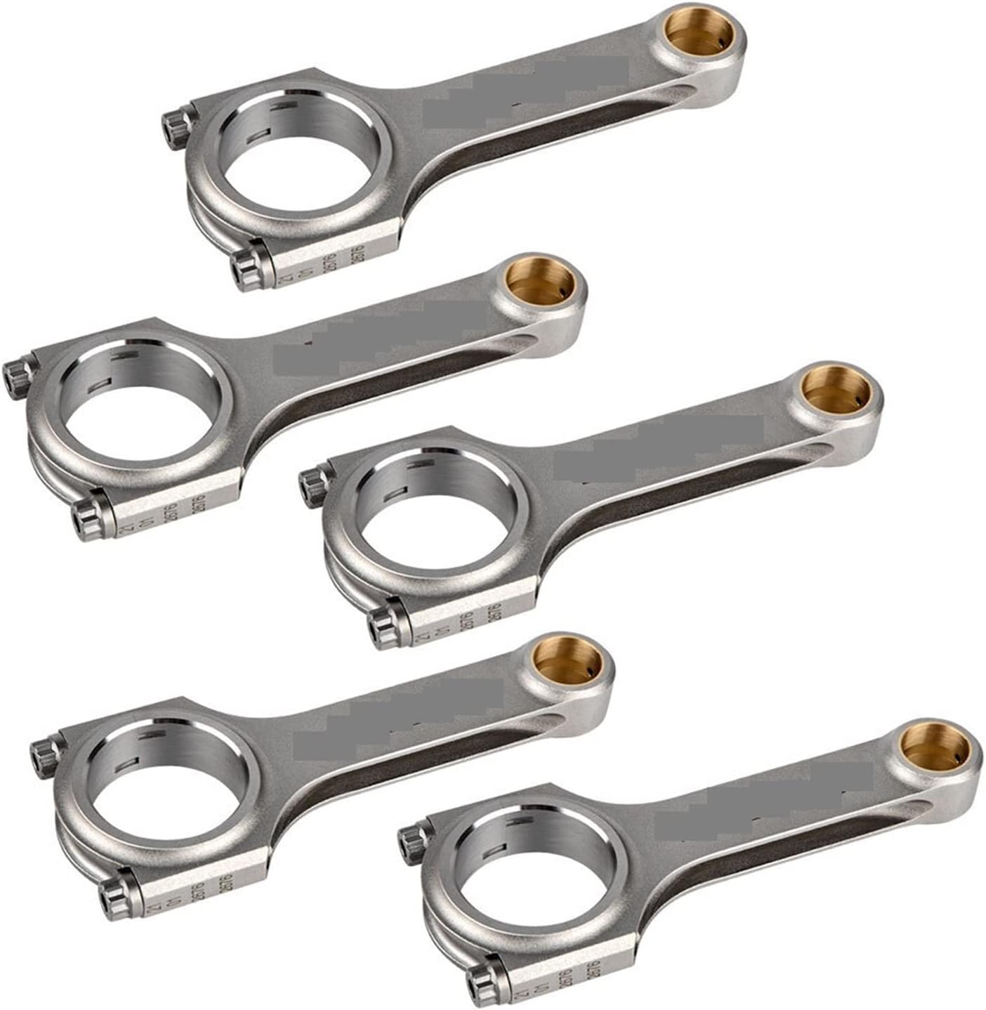 H Beam 4340 Steel Conrods Compatible With S2 RS2 2.2L 5cyl 20V Turbo Con Rod Bielle ARP2000 800BHP Rancing Bellie Forged