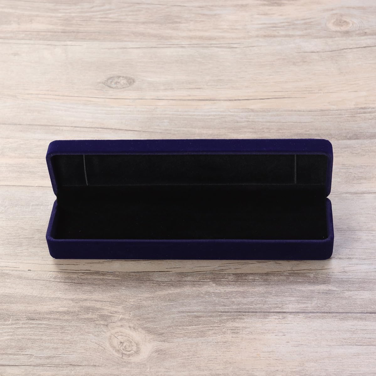 3pcs Blue Flocking Jewelry Box Necklace Storage for Ladies Earrings image 5