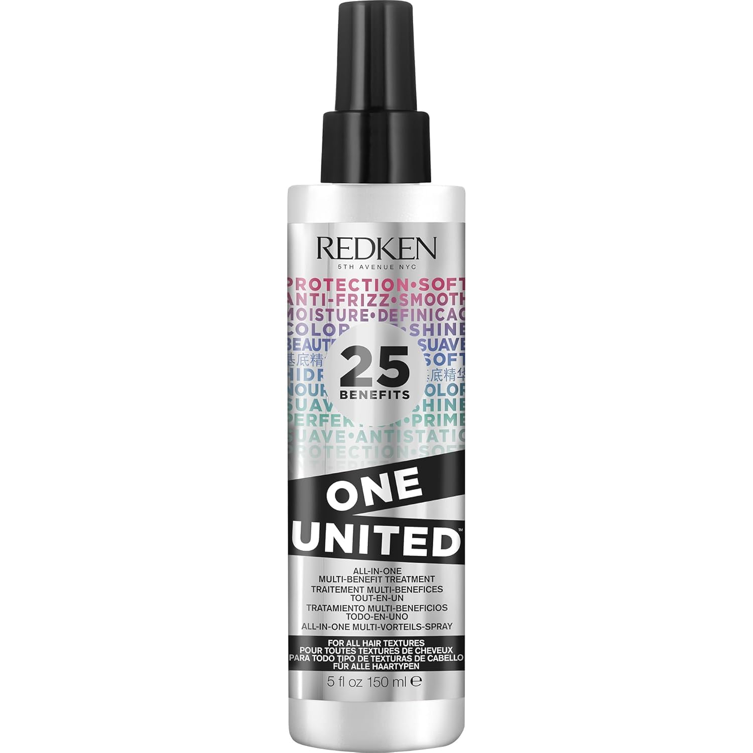 Redken | Spray protector multibeneficio, Tratamiento para todo tipo de cabellos, One United, 150 ml