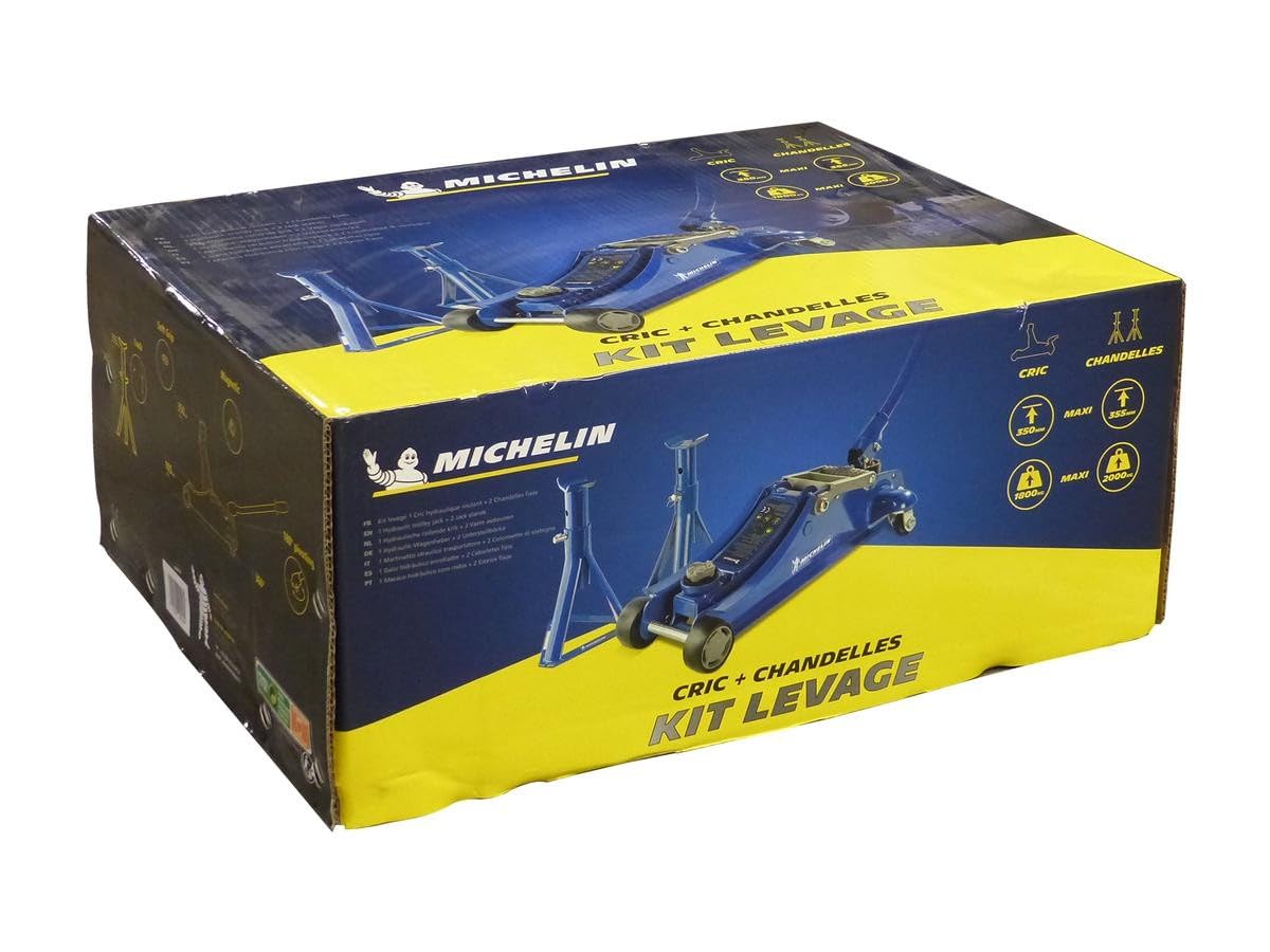 Michelin Wagenheber Rangierwagenheber Hydraulisch 1.8 (jack) t 2 (jack stands) t von 105 (jack) mm von 266 (jack stands) mm - bis 350 (jack) mm - bis 355 (jack stands) mm 009558