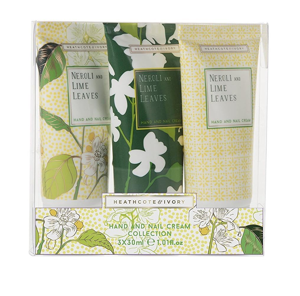 Heathcote & Ivory Neroli & Lime Leaves Hand Cream Trio 3x 30ml