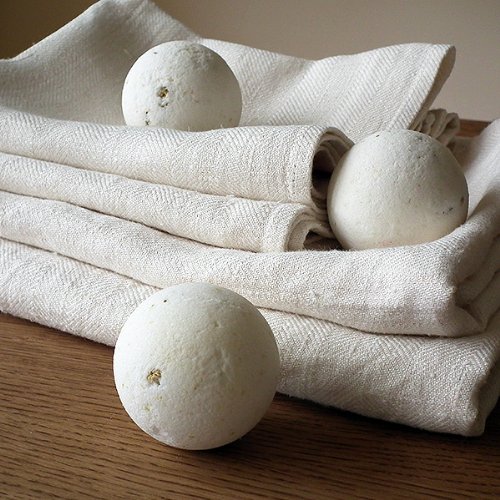 Conjunto De 4 Toallas De Baño De Lino Natural Huckaback Lara - Lino De Baño