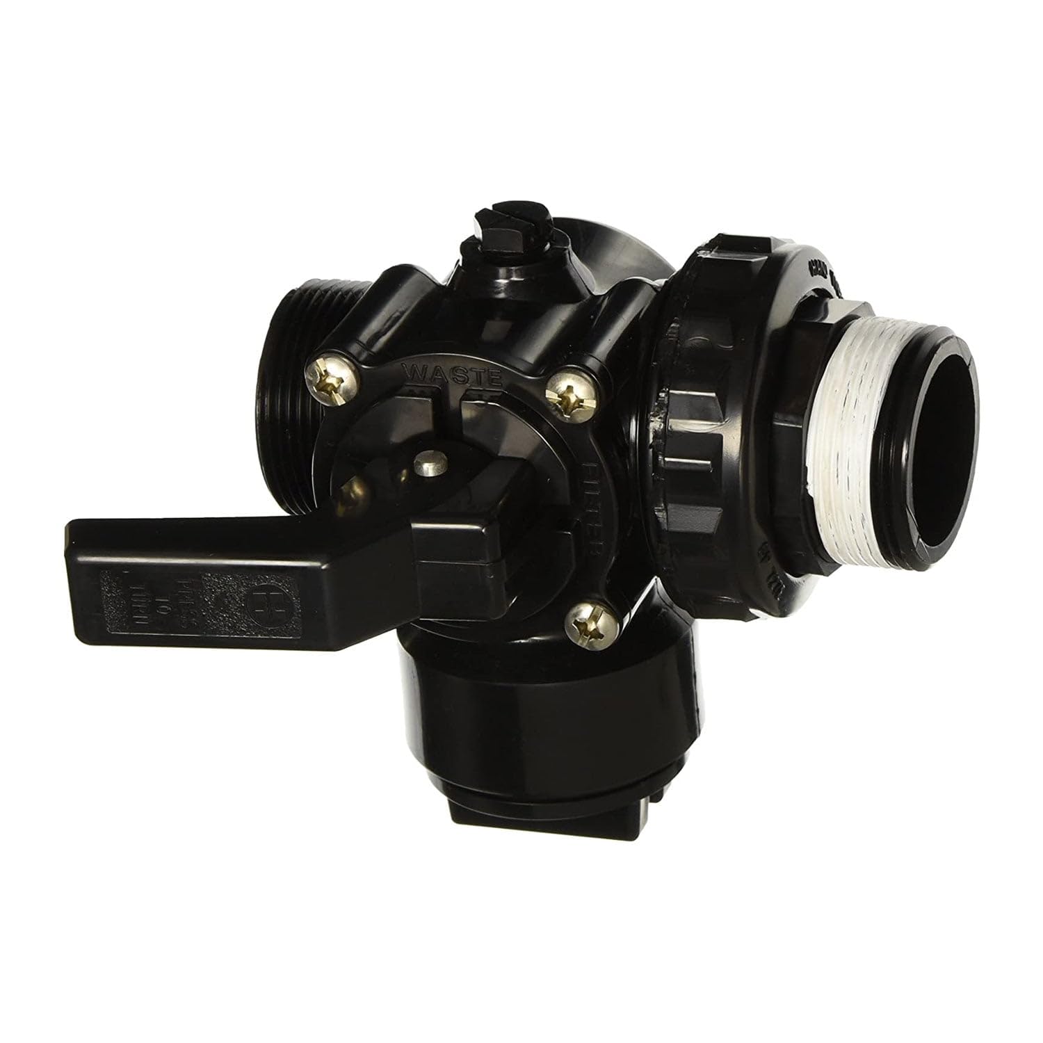 Hayward SP0727 3,81 cm MIP Válvula de bola Deluxe 3-Way ABS Perflex Desviador