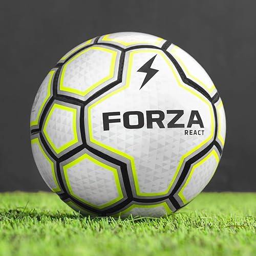 Miniatura 2 de FORZA Pro GK React - Pelotas de fútbol (rebote irregular), tamaño premium 4 y 5 para mejorar los reflejos de portero y las reacciones de los