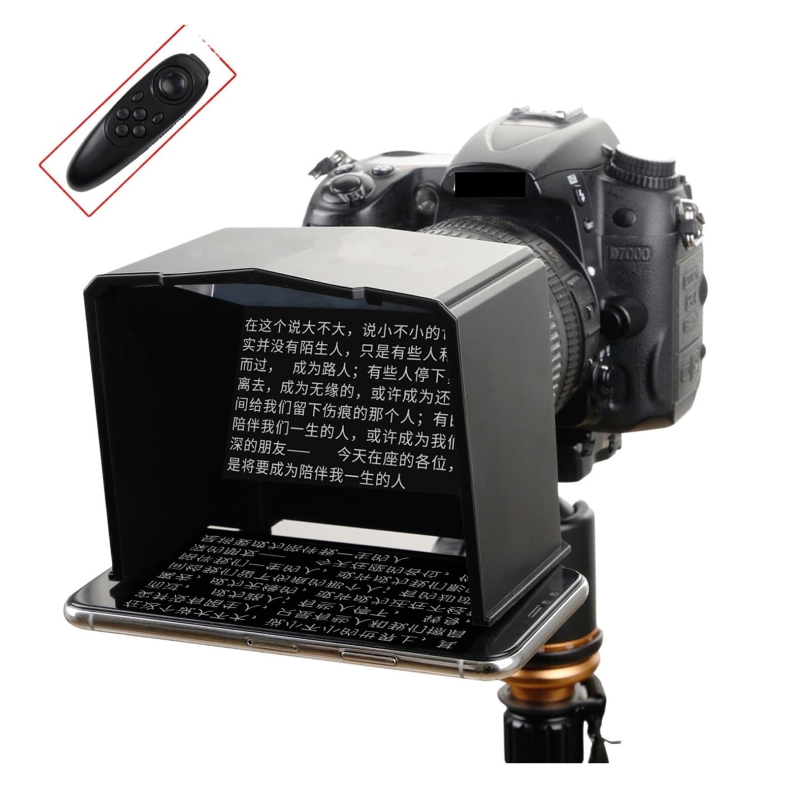 Teleprompter, Smartfon Teleprompter Aparat Studio fotograficzne Wywiad Wideo Prompter Monitor Teleprompter