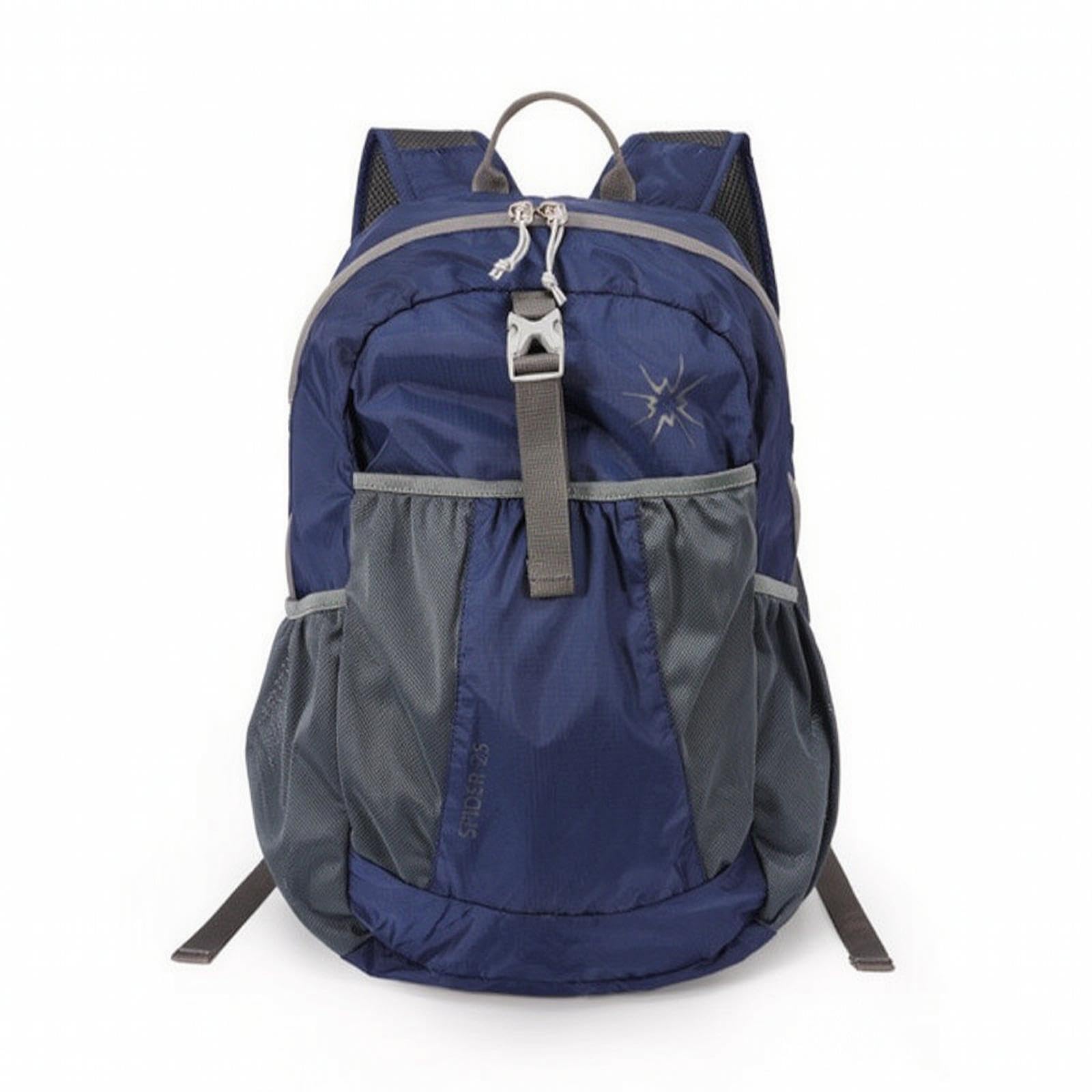 Packable Backpack Lightweight Foldable Backpack Compact Packable Daypack for Journeyers, Commuters, Travel, Hiking, Day Trips Navy Blue-picture-12