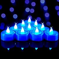 Vista 12 de BEICHI - Velas sin llama, paquete de 12/24/50/100/150 luces de té que funcionan con batería, velas votivas LED sin parpadeo para Halloween, Navidad