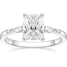 TIGRADE Ladies 3ct Brilliant Cut Cubic Zirconia Wedding Engagement Ring Size 3-12