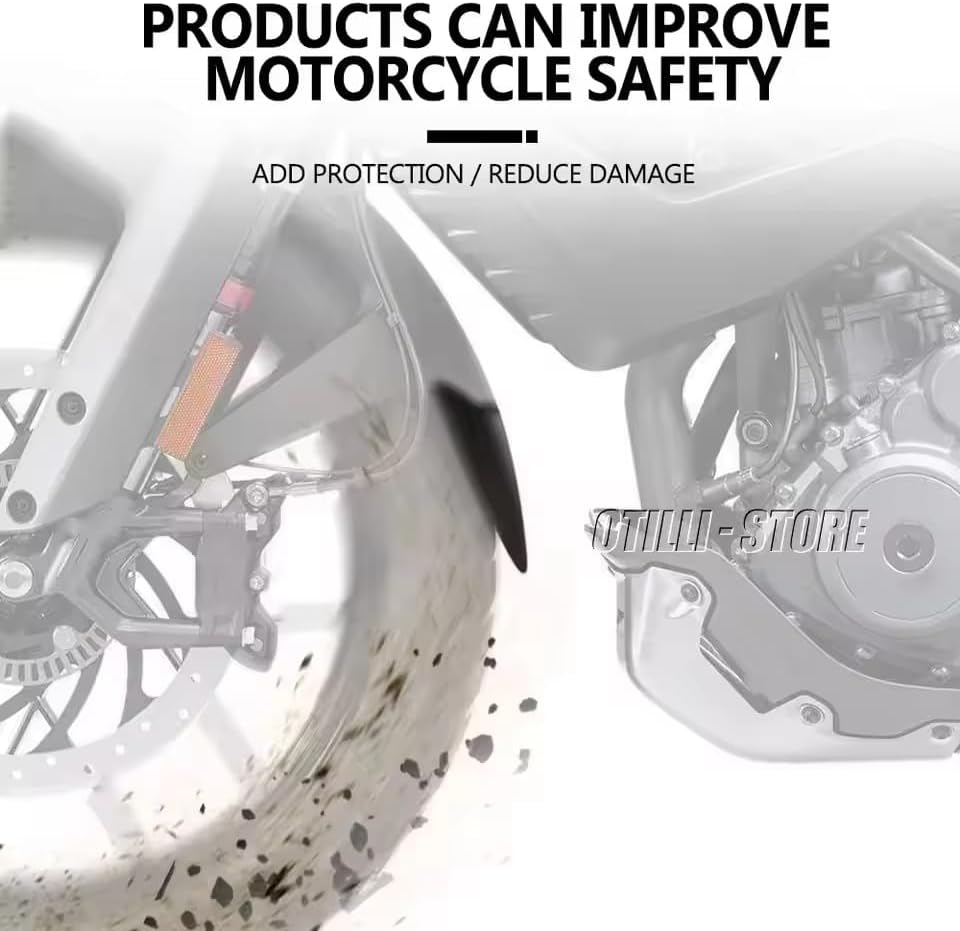 New Motorcycle Accessories Black Mud Guard Front Fender Splash Hugger Mudguard for 390 Adventure Adventure 390ADV 2020 2021 202