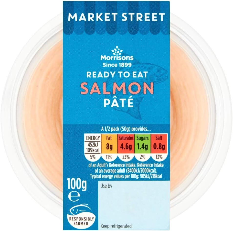 Morrisons Smoked Salmon Pate, 100g Amazon.co.uk Grocery