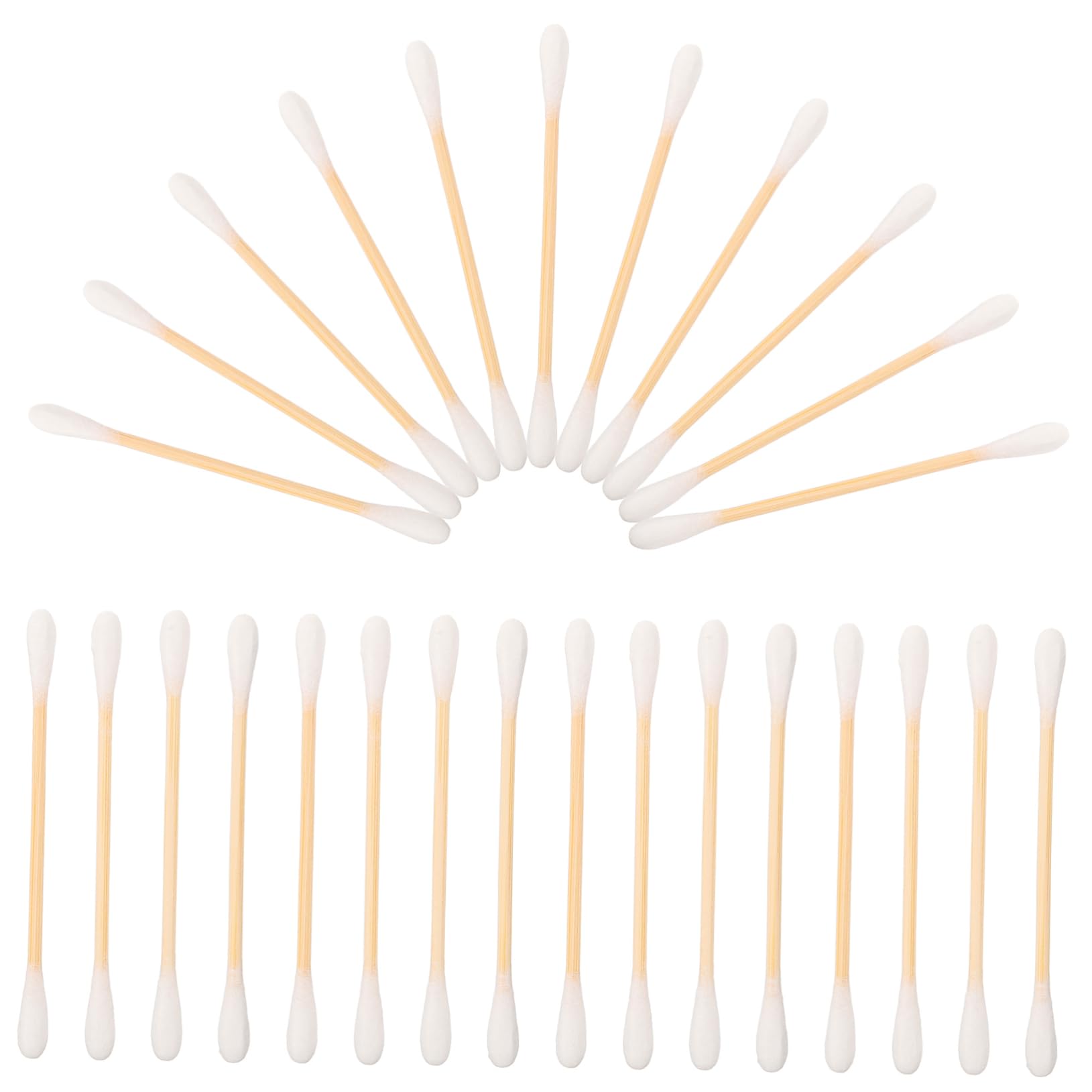 VICASKY Microblading Cotton Buds 200pcs Double-ended Cotton Swabs for Makeup Cleaning and More