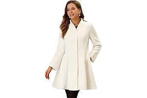 Women's Single-Breasted Swing Jackets