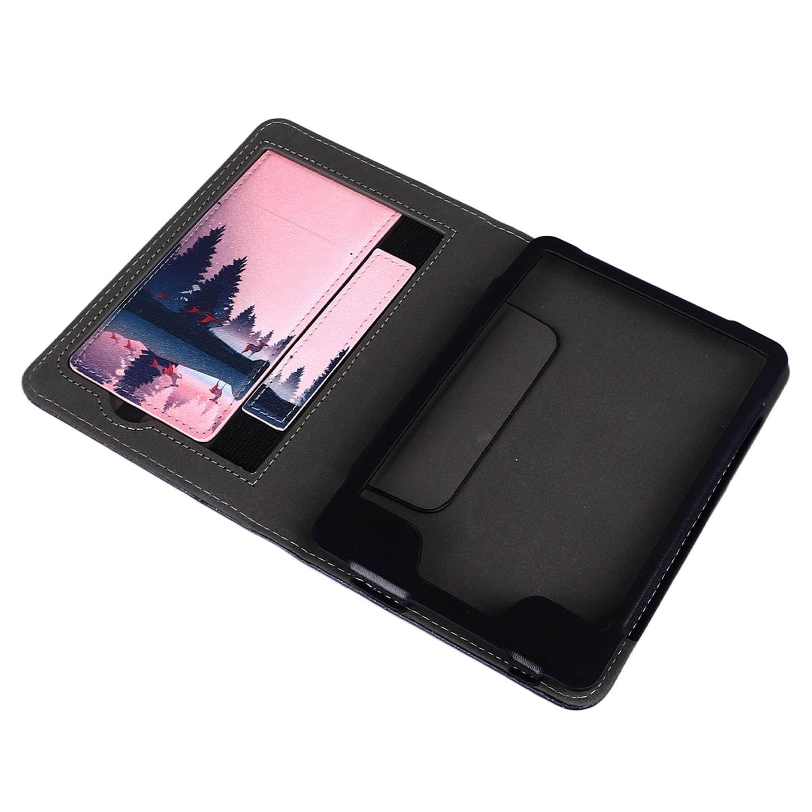 Funda para Lector de Libros, Cómoda Funda Protectora para Libros Electrónicos Resistente a los Arañazos, Correa de Mano con Patrón Exquisito Pintada a Prueba de Polvo, para 11.ª