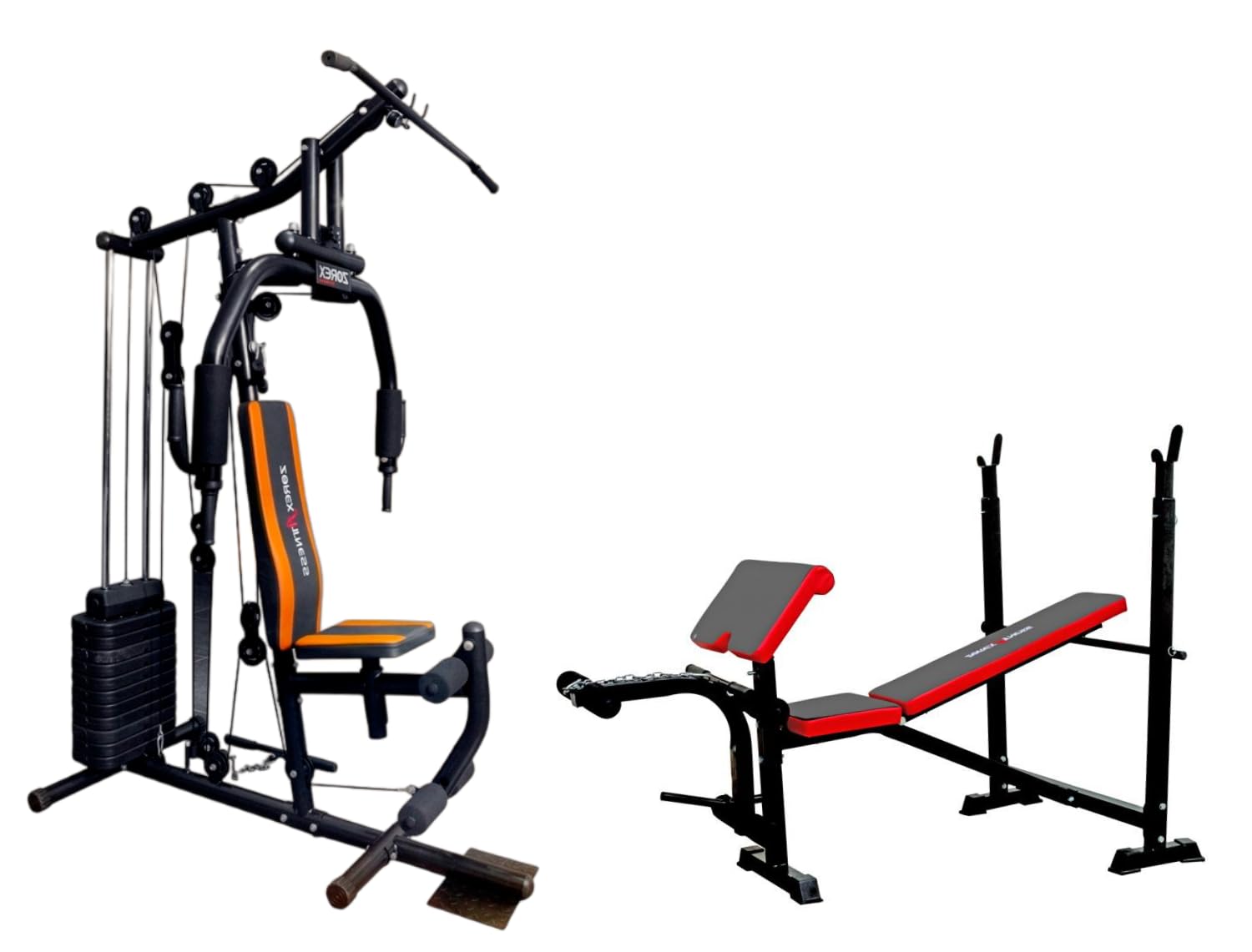Zorex Fitness HGZ-1001 Home Gym Machine All in one equipments for Multiple Exercise with Multi Bench | ZF-104 Weightlifting Bench with Adjustable Preacher Curl Incline, Decline, Flat Bench. (Black) (B0CDBWFWC9) Amazon Price History, Amazon Price Tracker