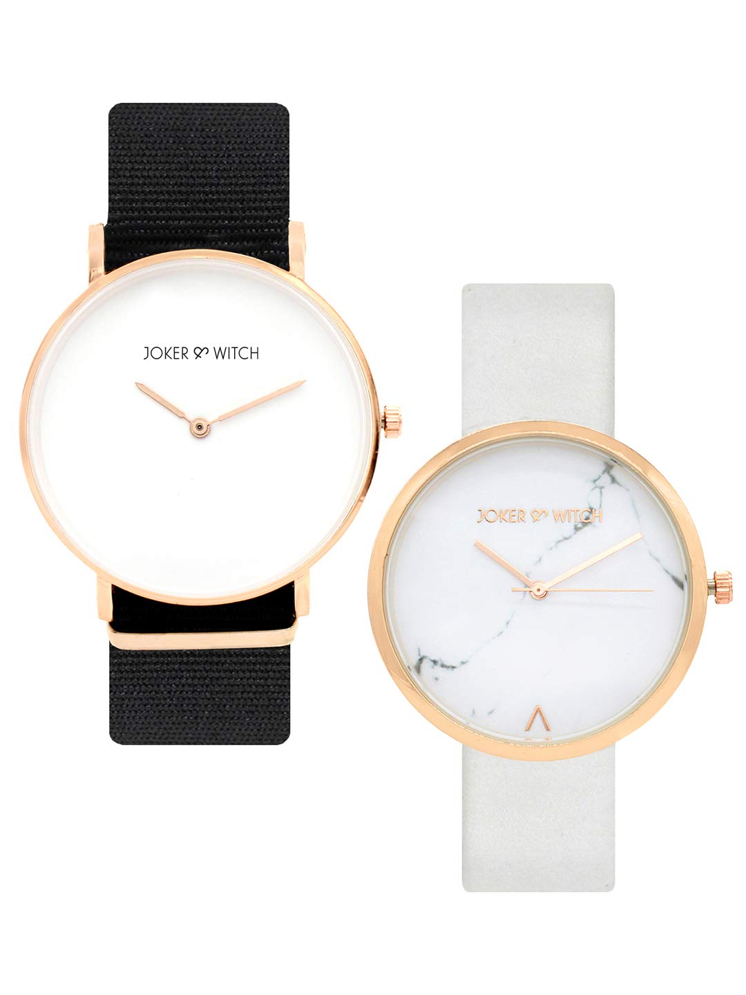 Joker & Witch Polyurethane Jamie & Paul Couple Analog Watch Gift Set For Men And Women, White Dial, Gray Band (B08WRGYG2C) Amazon Price History, Amazon Price Tracker
