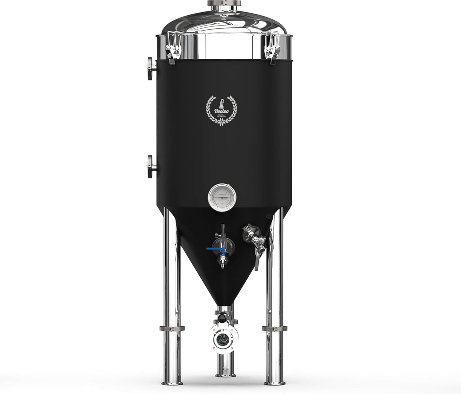 HOOLOO ZX70S Fermentation Tank for Home Brewing Stainless Steel Conical Fermenter Brewing Equipment (70L)
