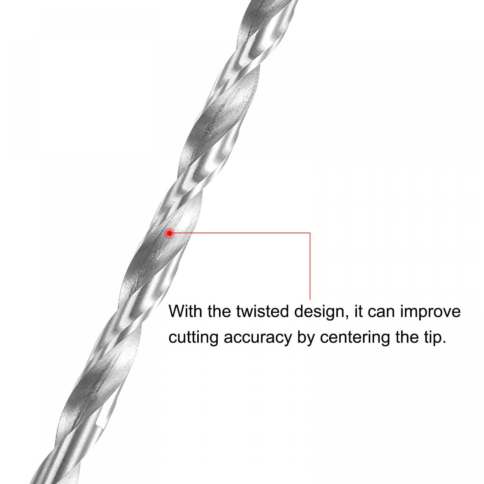 TA-VIGOR 2Pcs 5.5mm Extra Long Twist Drill Bits - Image 4