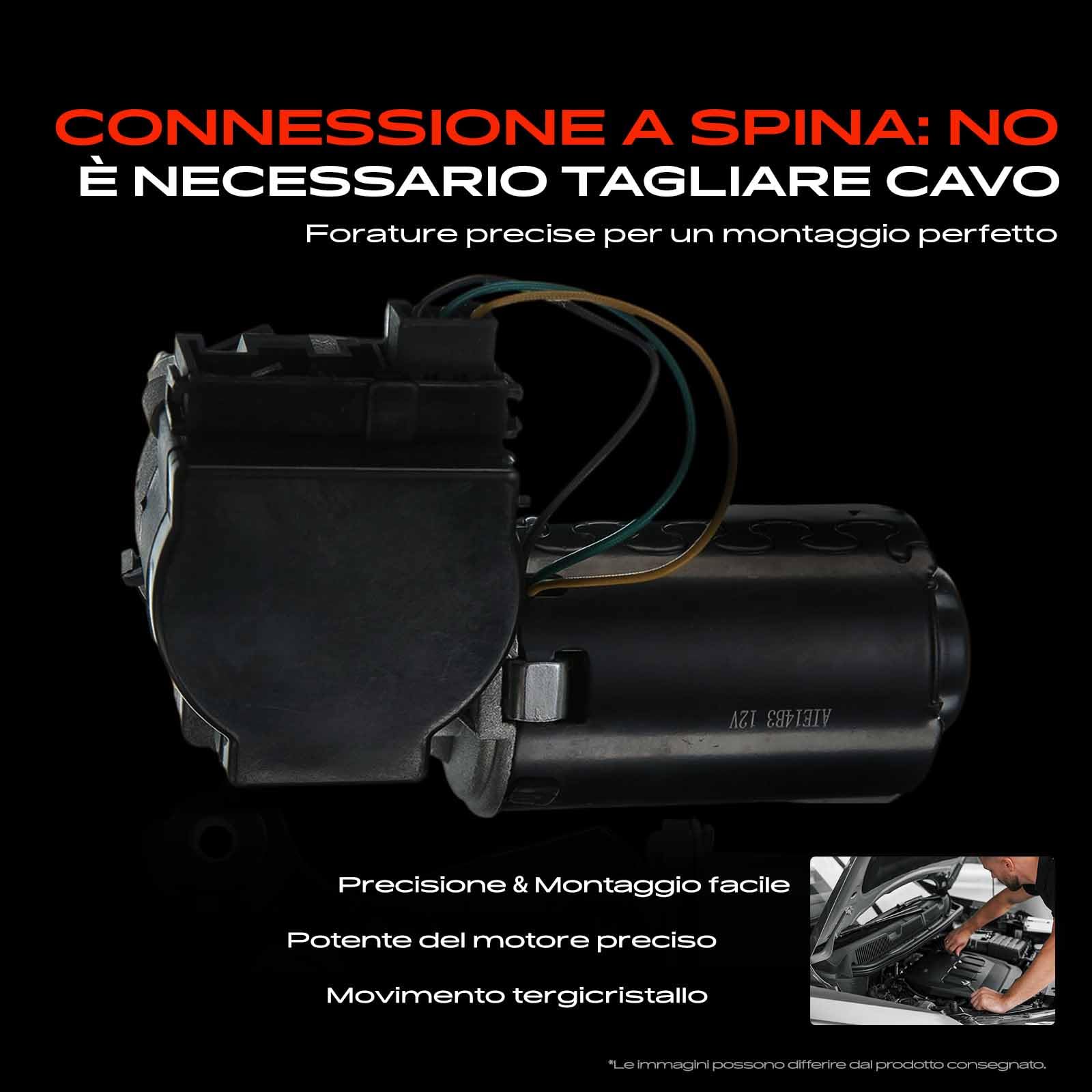 Frankberg Motore Tergicristallo Compatibile con Ducato Pianale/Telaio 244 Ducato Bus 244 Jumper Pianale/Telaio 244 Boxer Pianale/Telaio 244 Boxer Furgone 244 Replace# 064342214010