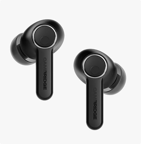 Cambridge Audio Melomania A100 - True Wireless Earbuds, Lightweight In-Ear Headphones with Adaptive Active Noise Cancelling, aptX™ Lossless Bluetooth, Up to 39-Hour Battery with Charging Case – Black - 2