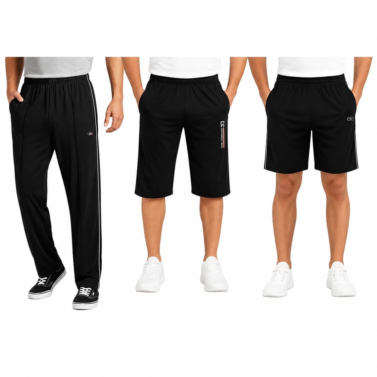 charlie Cotton Stretch Track Pants for Man with Deep Side Zipped Pocket | Sporty Cotton Lounge Pants for Men | Casual, Gym, Travel, Nightwear & Sportswear Pyjamas-picture-50