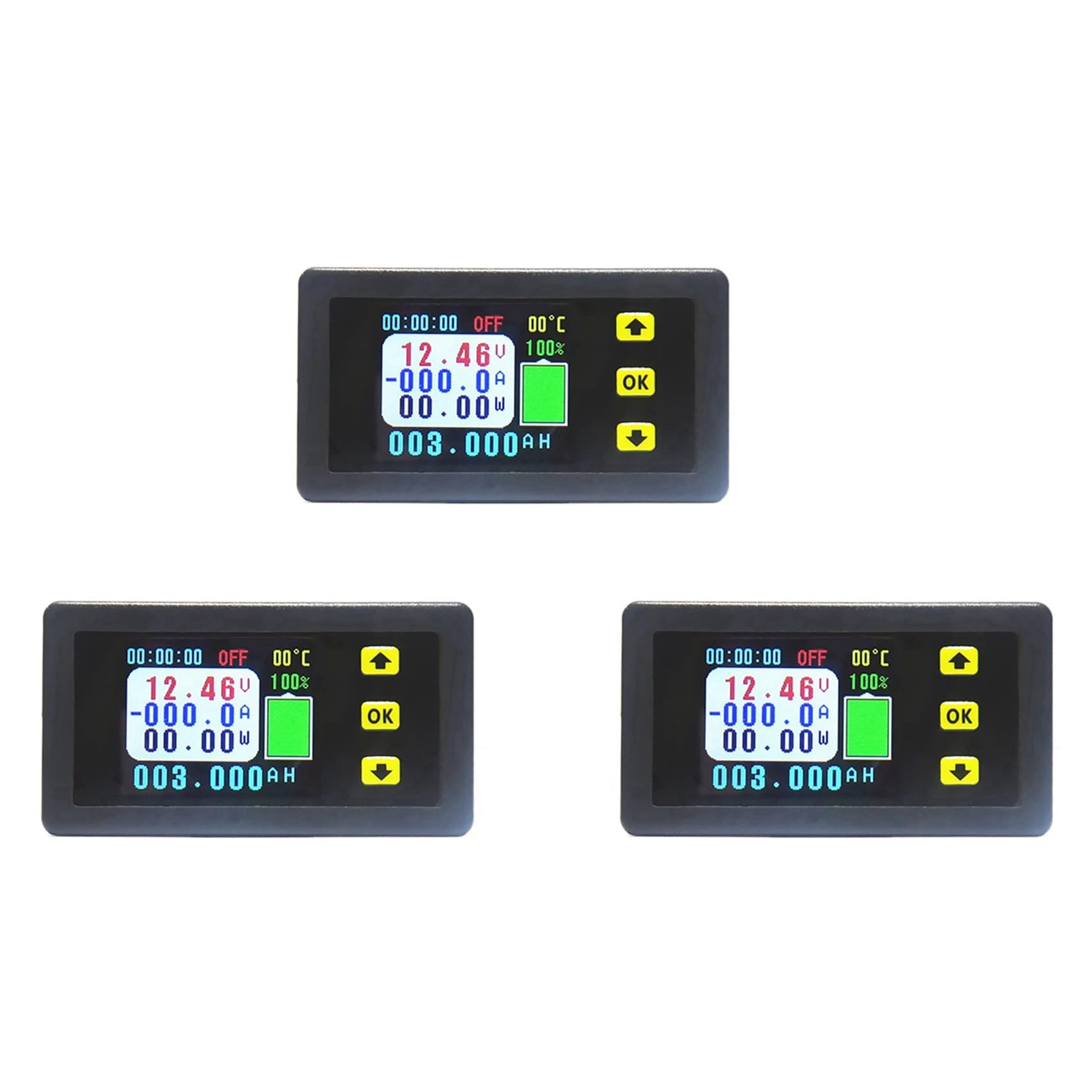 Ampèremètre voltmètre VA7510S 100A moniteur batterie 12V 24V 48V DC