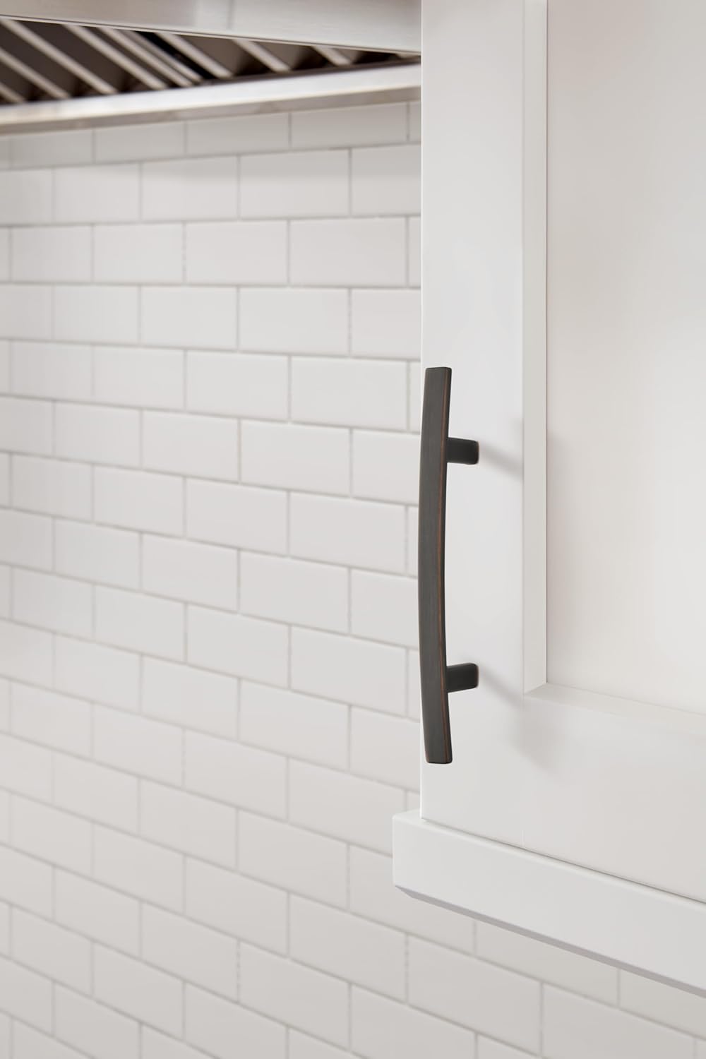 Amerock Cyprus 3-3/4 inch (96mm) Center-to-Center Oil-Rubbed Bronze Cabinet Pull - 25 Pack