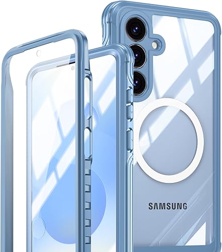 Miniatura 10 de Miimall Magsafe - Funda delgada para Samsung Galaxy S24, potentes imanes compatibles con MagSafe, PC y TPU, ultra fina, antiarañazos, antihuellas, a