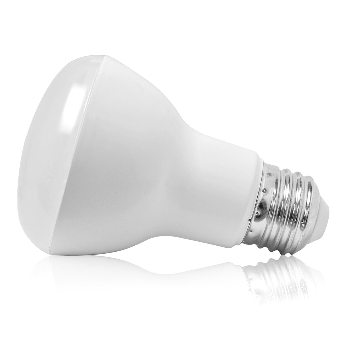 Paquete de 10 unidades BR20 E27 LED bombilla, 7 W LED blanco cálido (2700 K) bombillas, rosca Edison, equivalente a 50 W bombillas incandescentes, bombillas LED