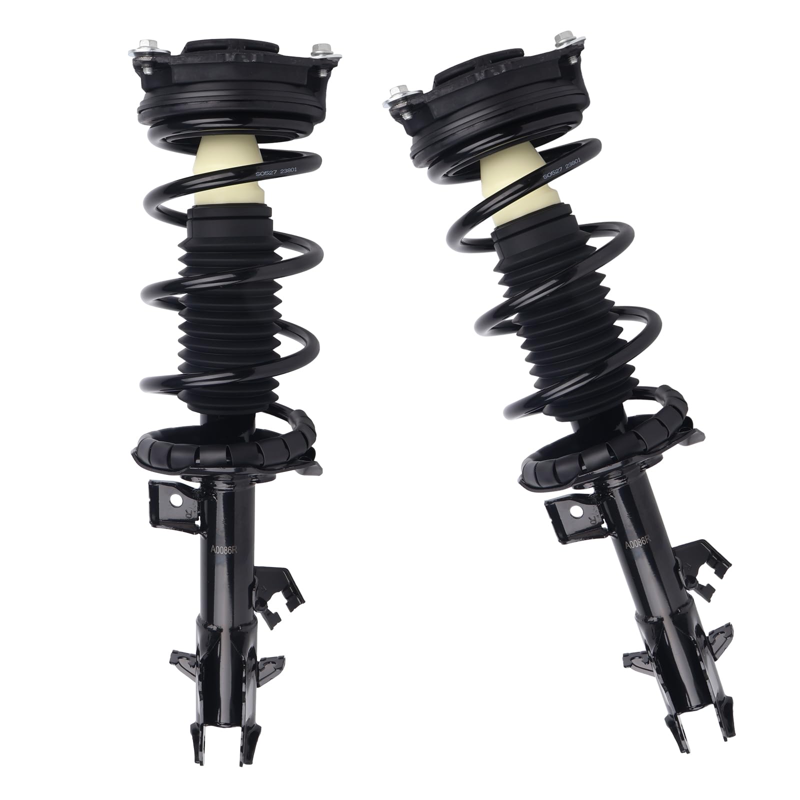 PAROD Front Struts Shock Absorbers Fit for Nissan Versa 2007-2011, Versa Hatchback 2012-2012 w/Coil Spring Assembly Replace#172352 172351