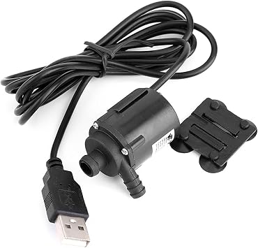 DC 4V-6V 150L/H Mini Micro Brushless Submersible Water Pumps Motor Water Cooling Pump with USB Connector