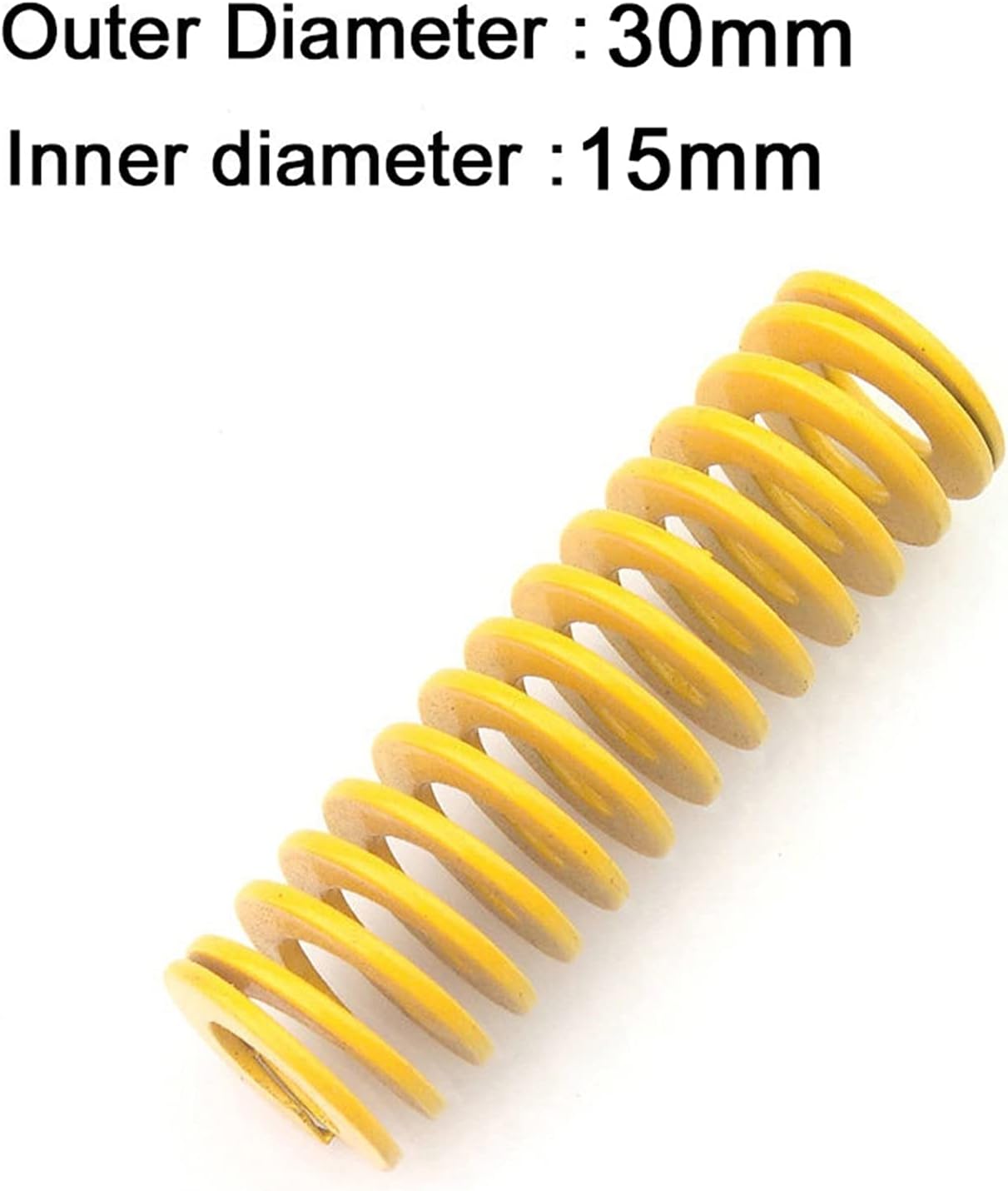 Home Repairs And DIY Springs 1Pcs Mold Compression Spring Ultra-light Load Stamping Spring Outer Diameter 30mm Inner Diameter 15mm Length 30mm-300mm For Hardware (Length : 70mm)