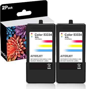 High Pages Remanufactured Ink Cartridge Replacement for PR 53334 Tri-Color Ink Cartridge for Bravo se-3 and 4200-series disc Publishers 2PACK