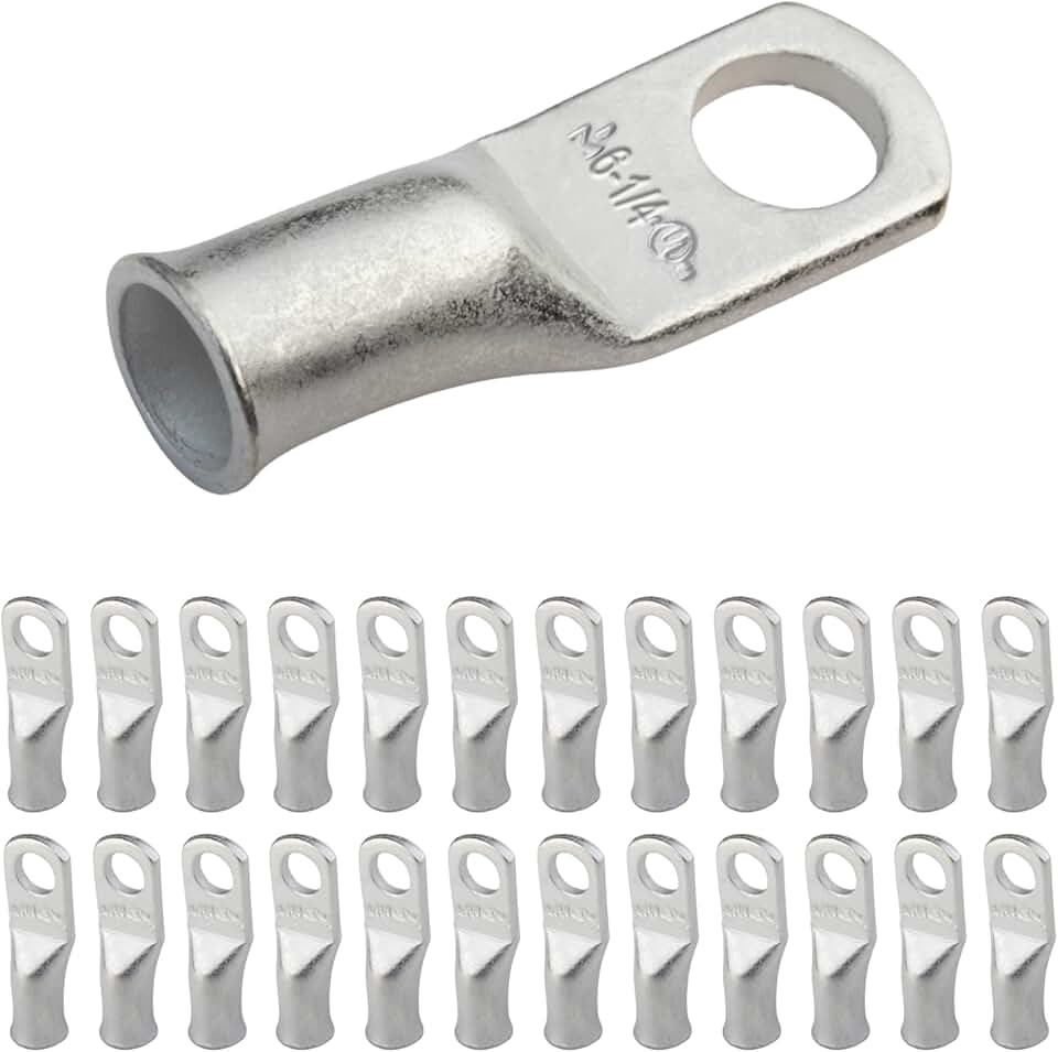 Ancor 12-10 Gauge Heat Shrink Ring Terminals - #10 Screw Size 100-Pack Marine Grade Connectors Ancor 12-10 Gauge Heat Shrink Ring Terminals - #10 Screw Size 100-Pack Marine Grade Connectors