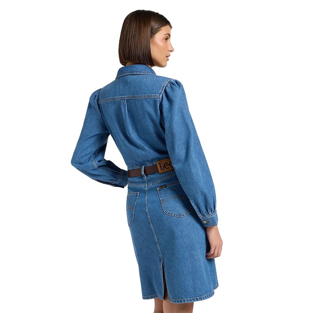 Lee Long Sleeve Dress Abito Casual Donna