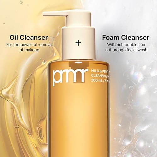 Miniatura 7 de Primera (PRMR Oil To Foam Cleanser Korean Deep Cleansing Oil, Daily Makeup Remover, Blackheads, Dust and Dirt Removal, Pore Cleaning, Hyaluronic